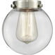 Franklin Restoration Beacon 1 Light 6 inch Satin Gold Mini Pendant Ceiling Light in Incandescent, Clear, Franklin Restoration